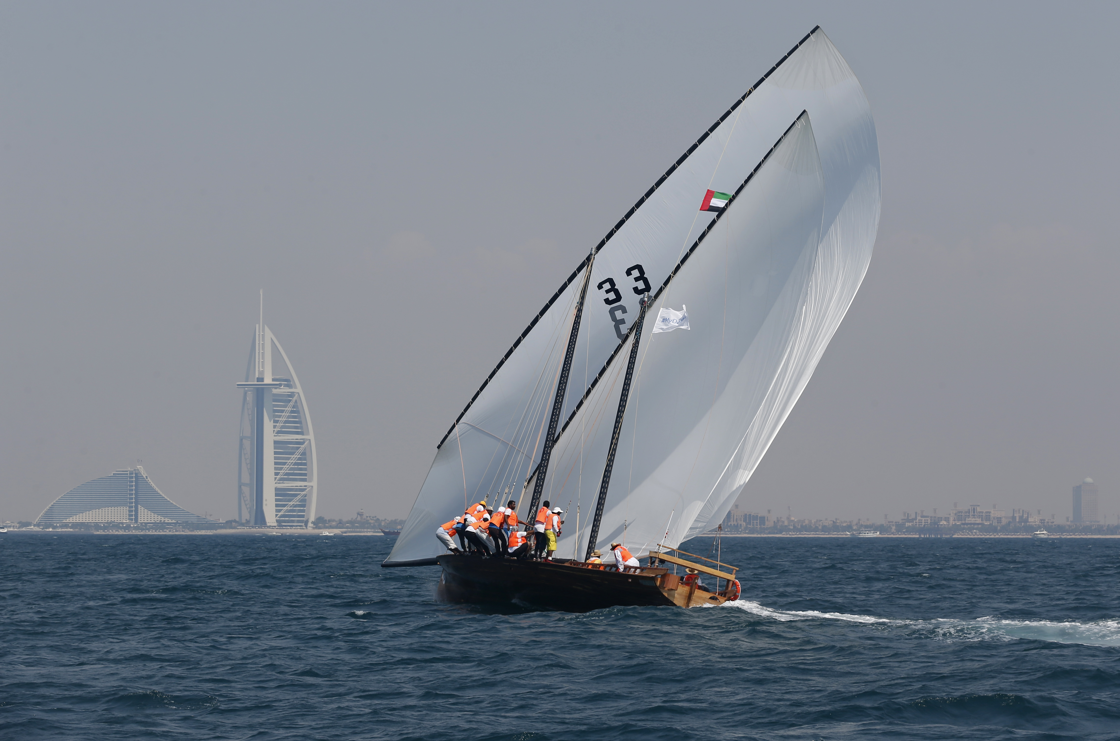 91 Boats Competing for the first round of 60ft Dhow Race