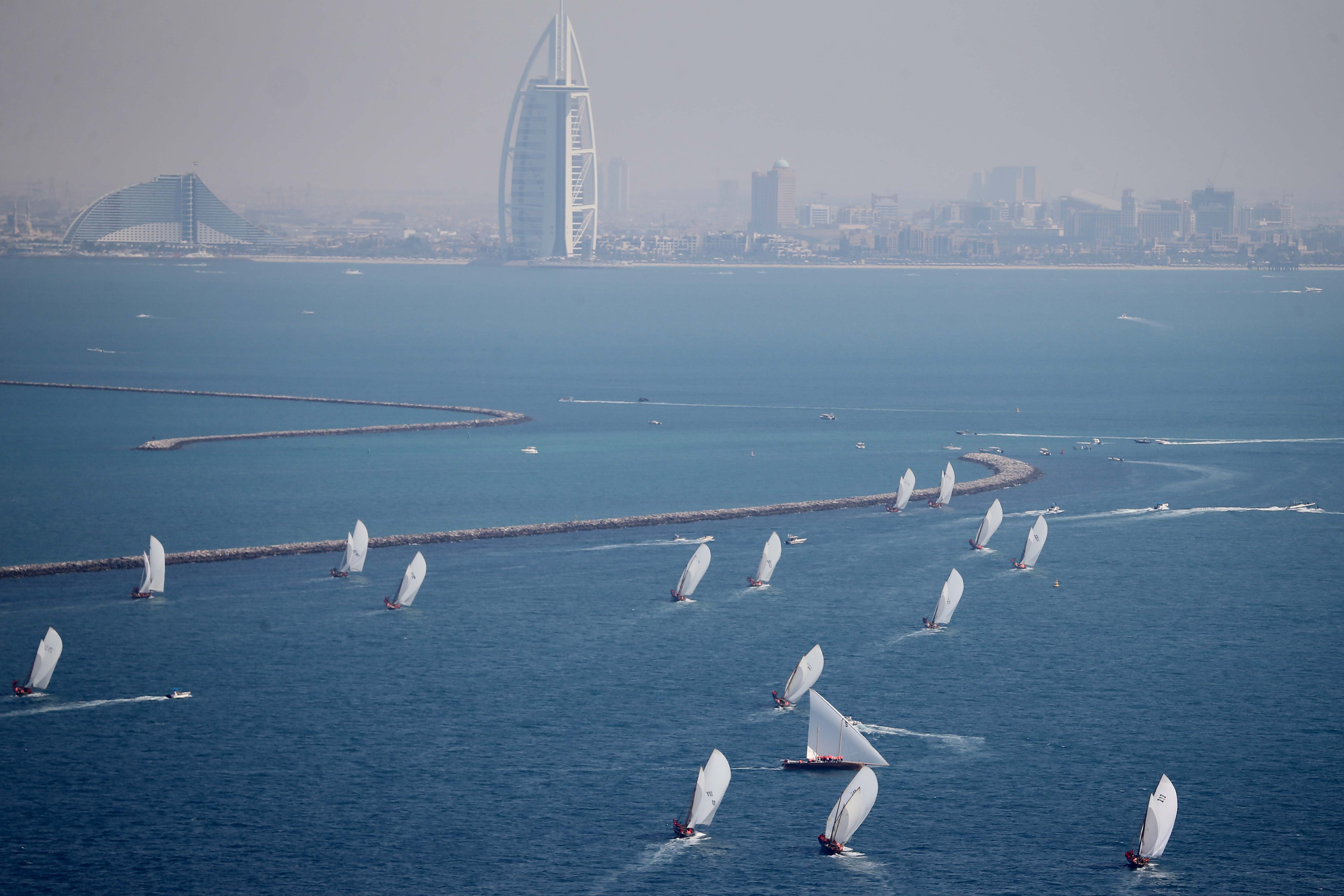 60ft Dubai Traditional Dhow Sailing Race on Saturday