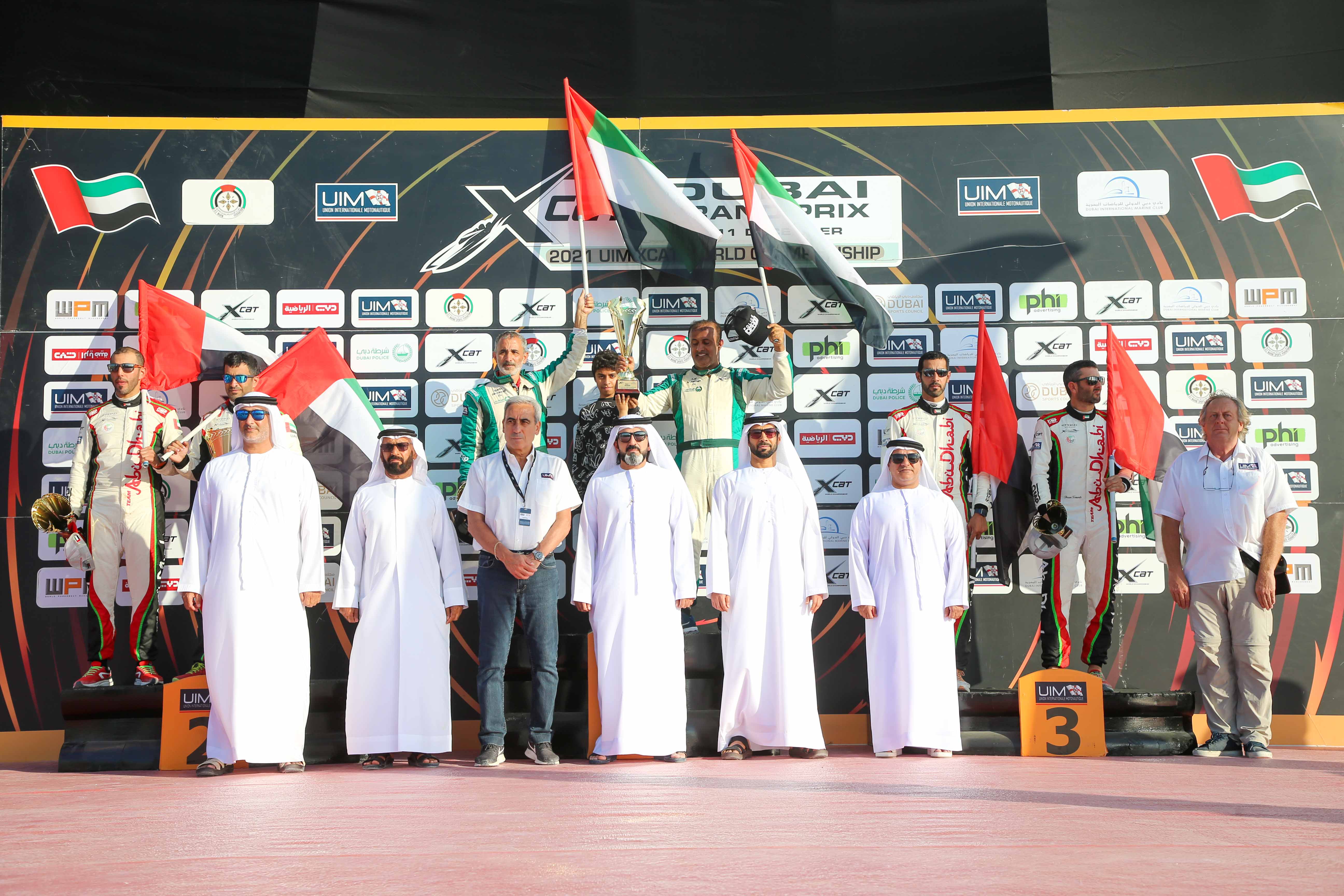 Dubai Police 3 won the first race in Dubai GP at XCAT World Championship