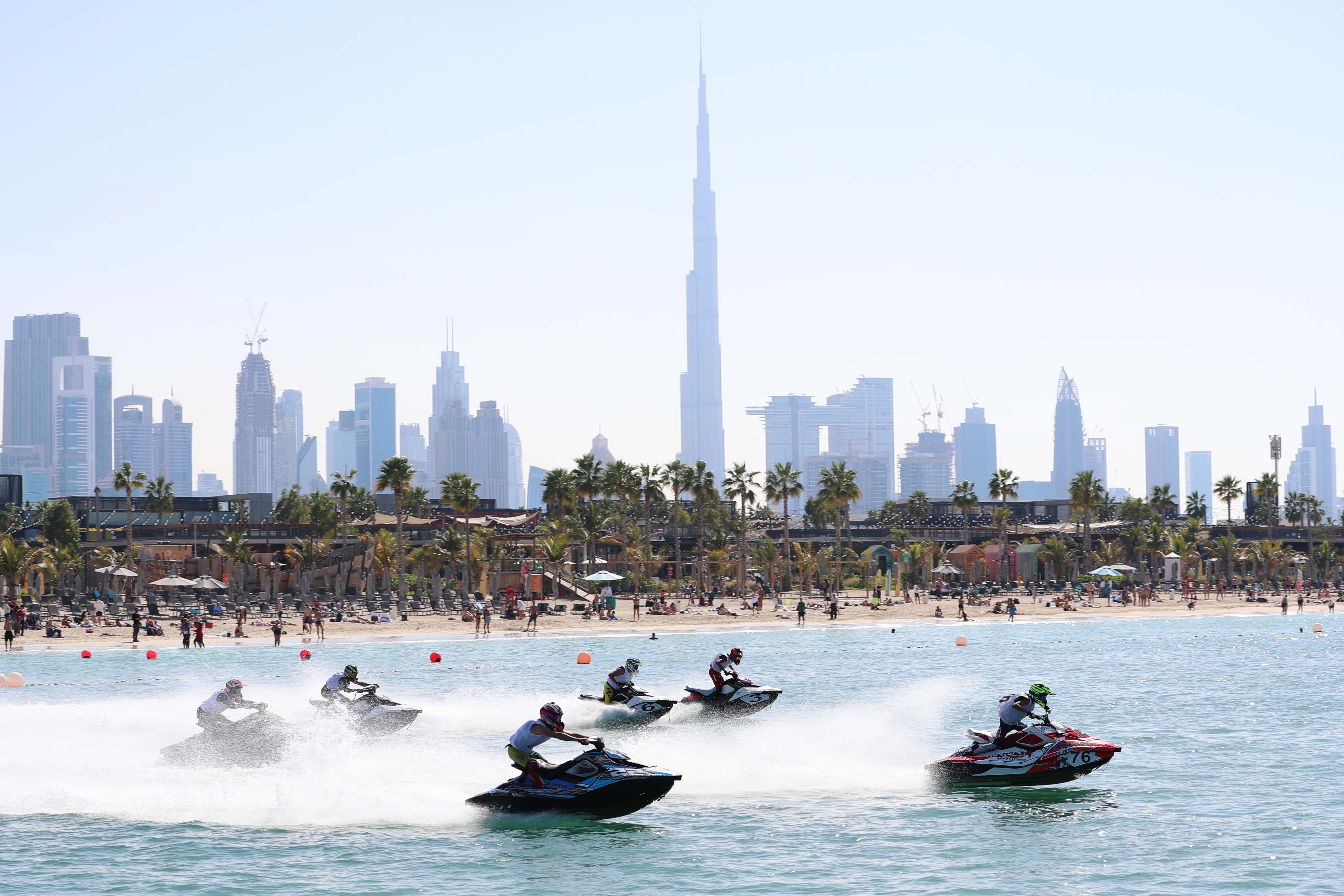 First Round of the UAE International Aquabike Race on Saturday