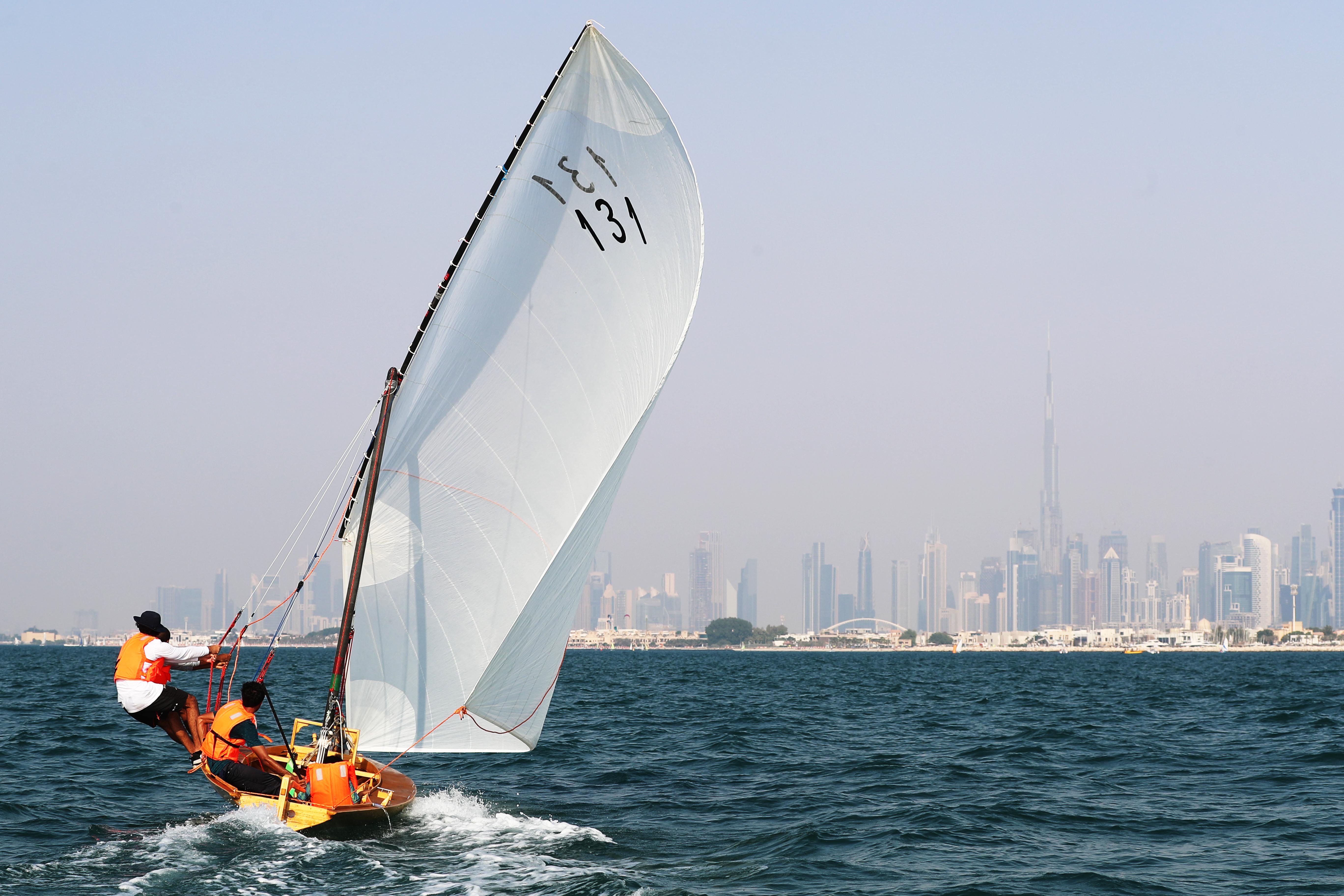 Mafarj 131 Champion of the 22ft Dhow Sailing Overall Standing