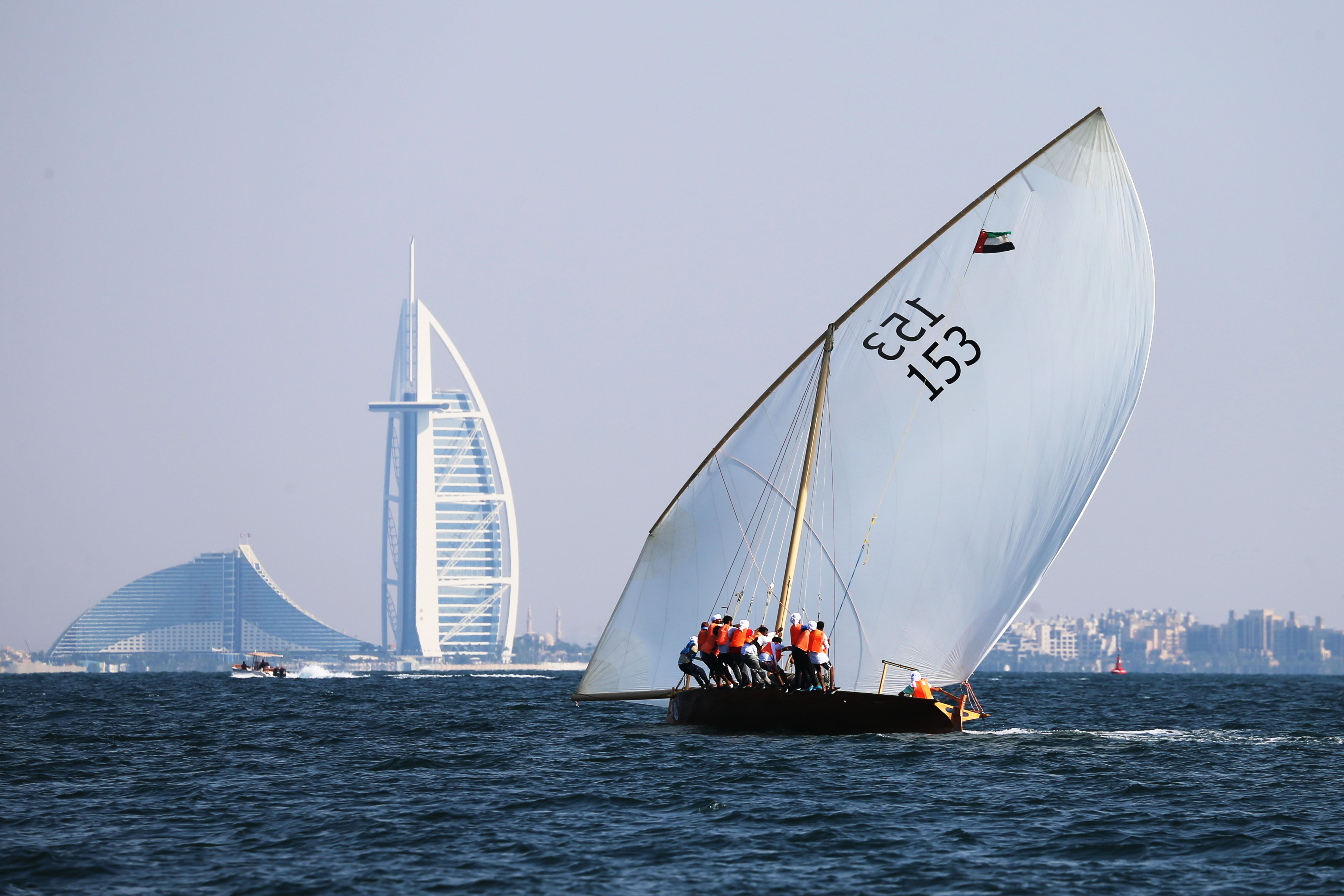Zayed bin Hamdan boats topped the 43ft Dhow Race Overall Standing