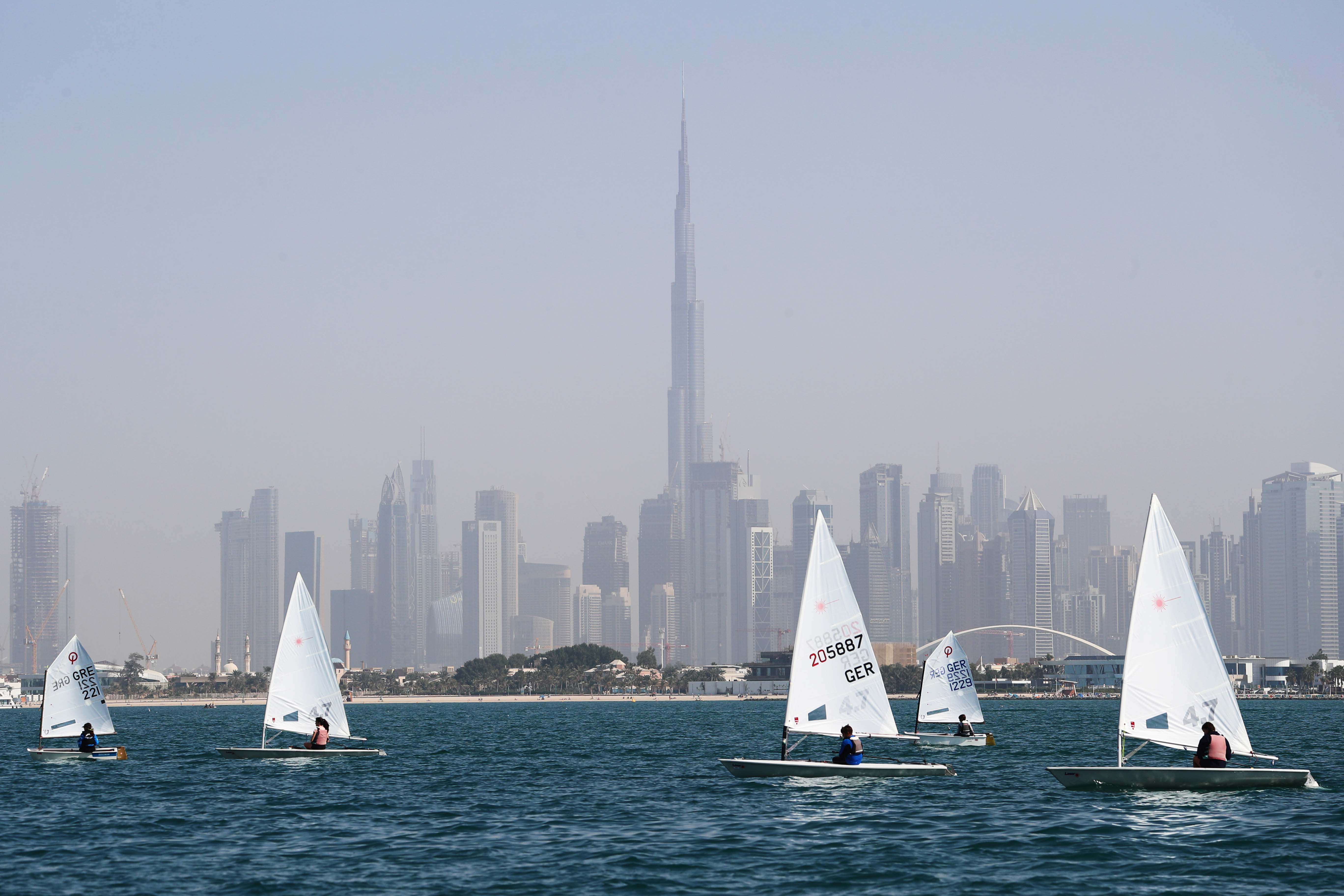 (Dubai Junior Regatta) Modern Sailing Race on Sunday