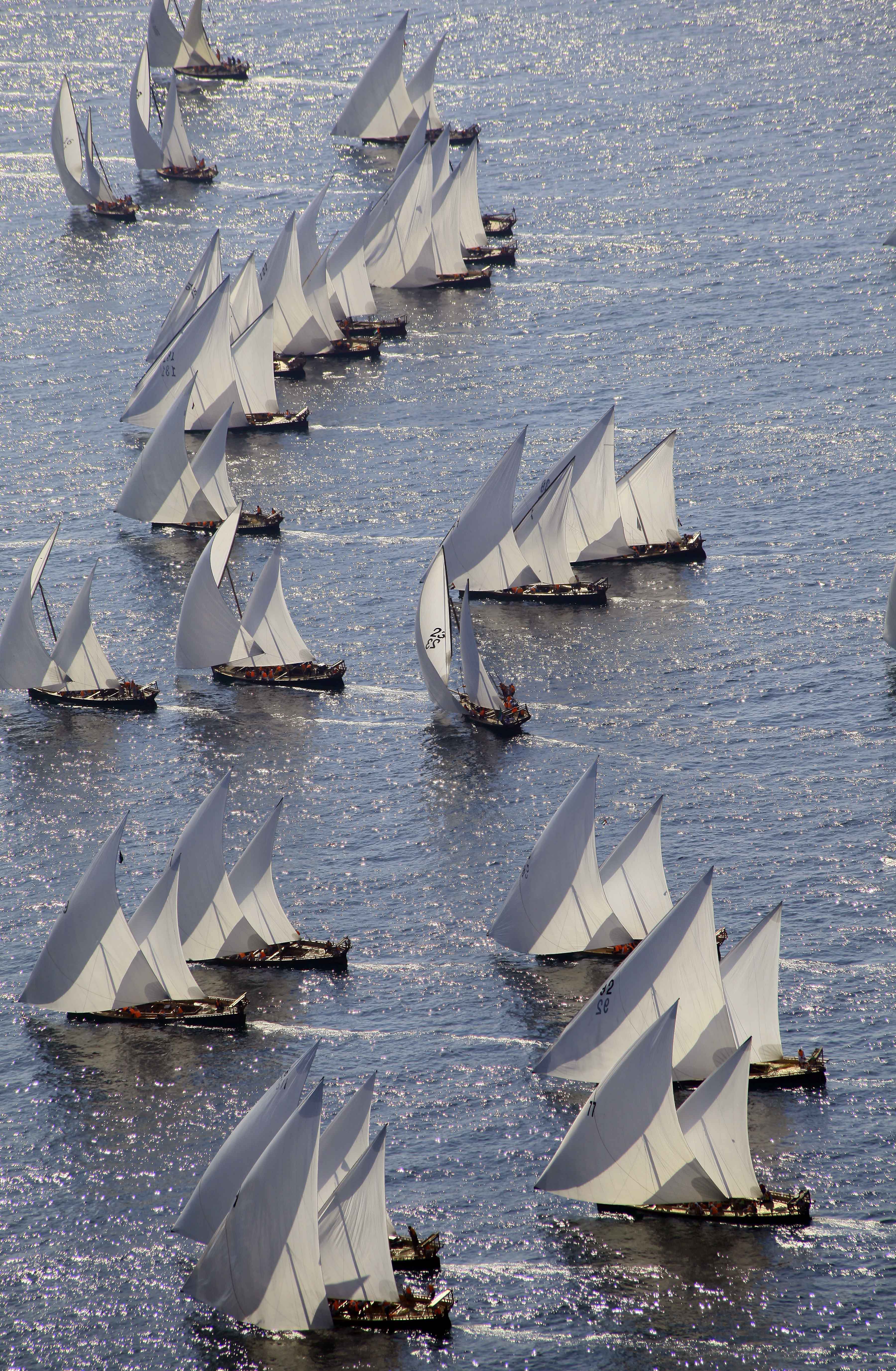 Postponement of the Dhow Sailing Race  - First Heat