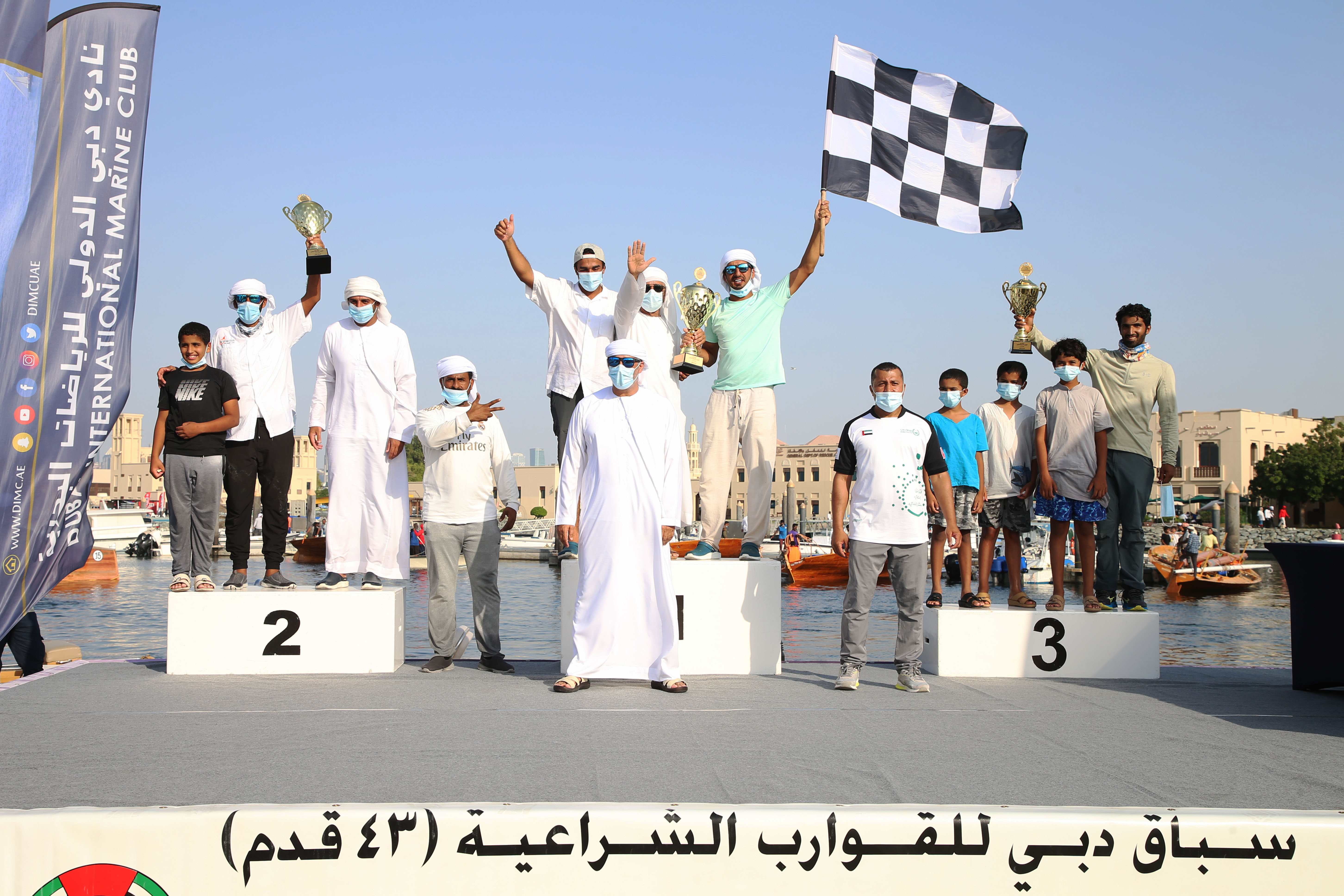 Zayed bin Hamdan's topped the 43ft Dhow Race