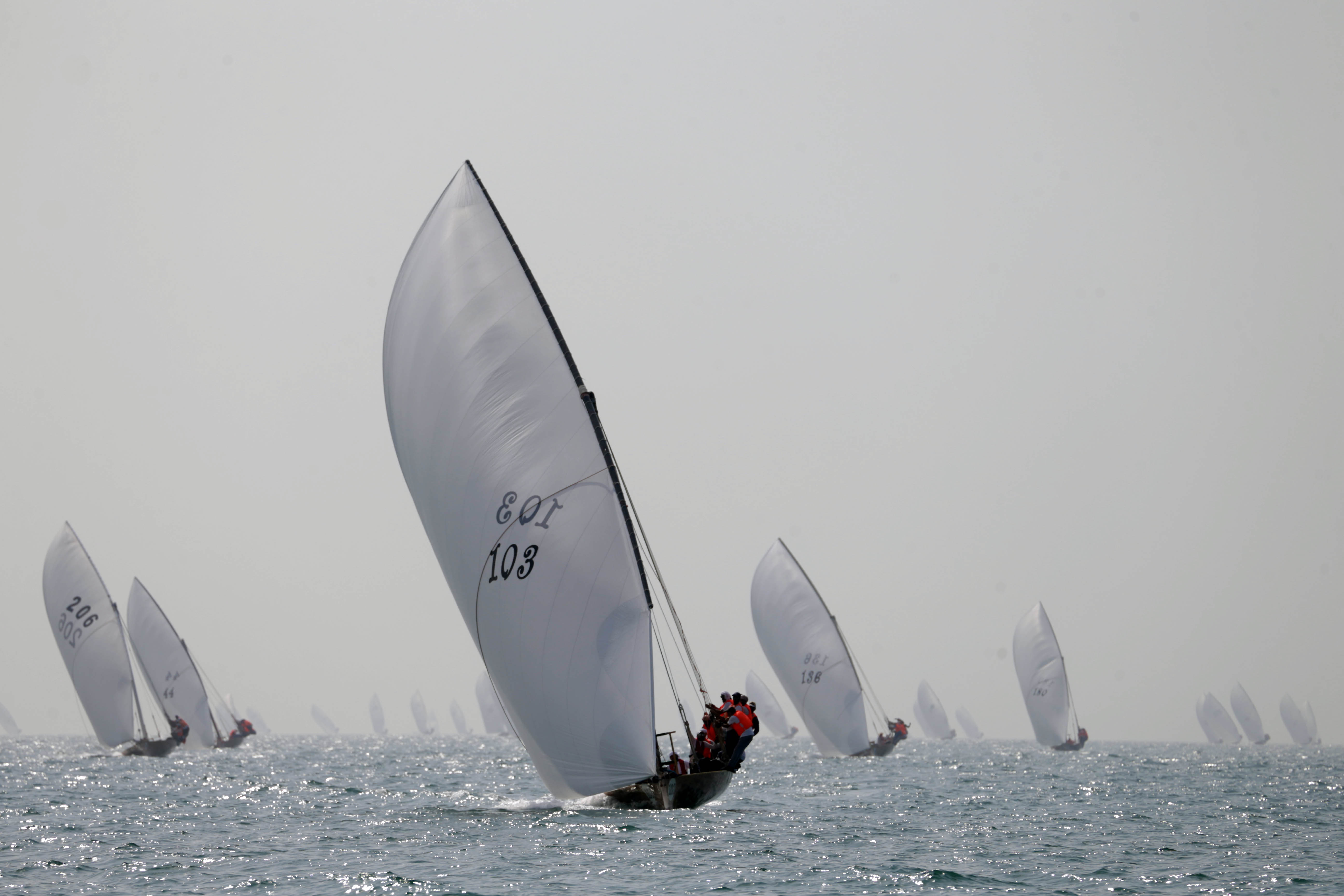 43ft Dubai Traditional Dhow Sailing Race today