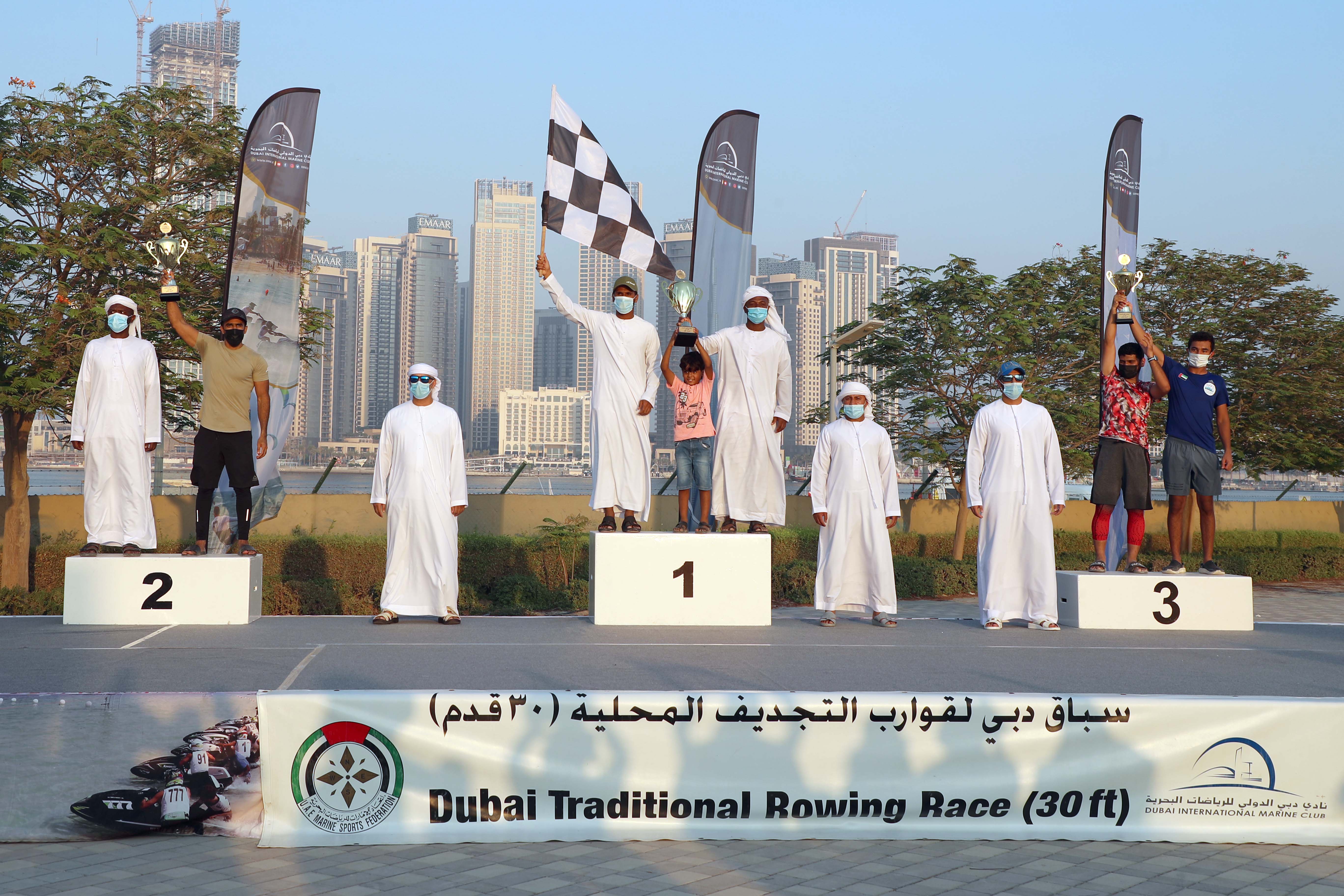 Ajman 60 Topped the First Round in Traditional Rowing Race