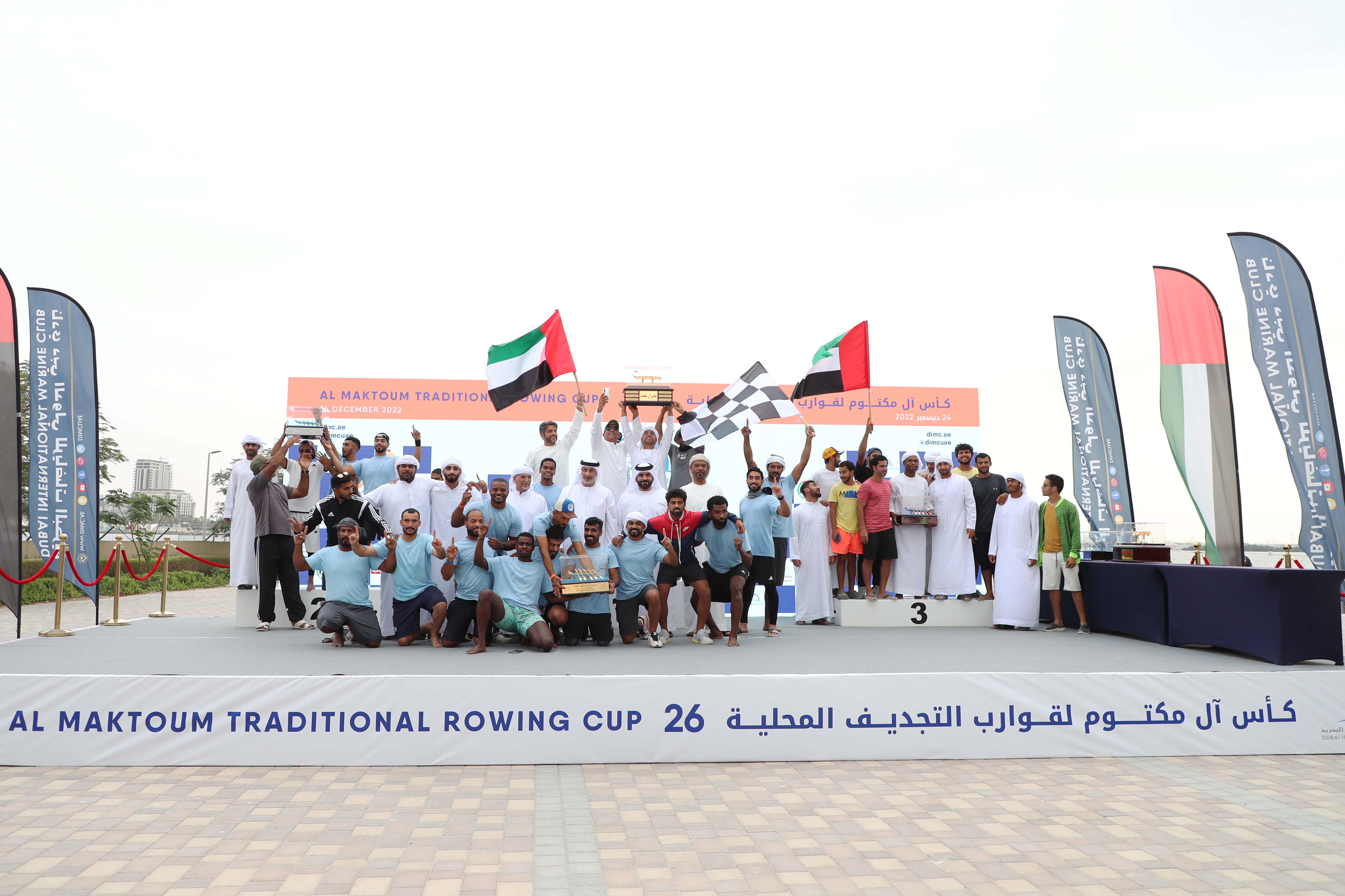 Al Asifa 36 retains the title for the Al Maktoum Cup Traditional Rowing Race