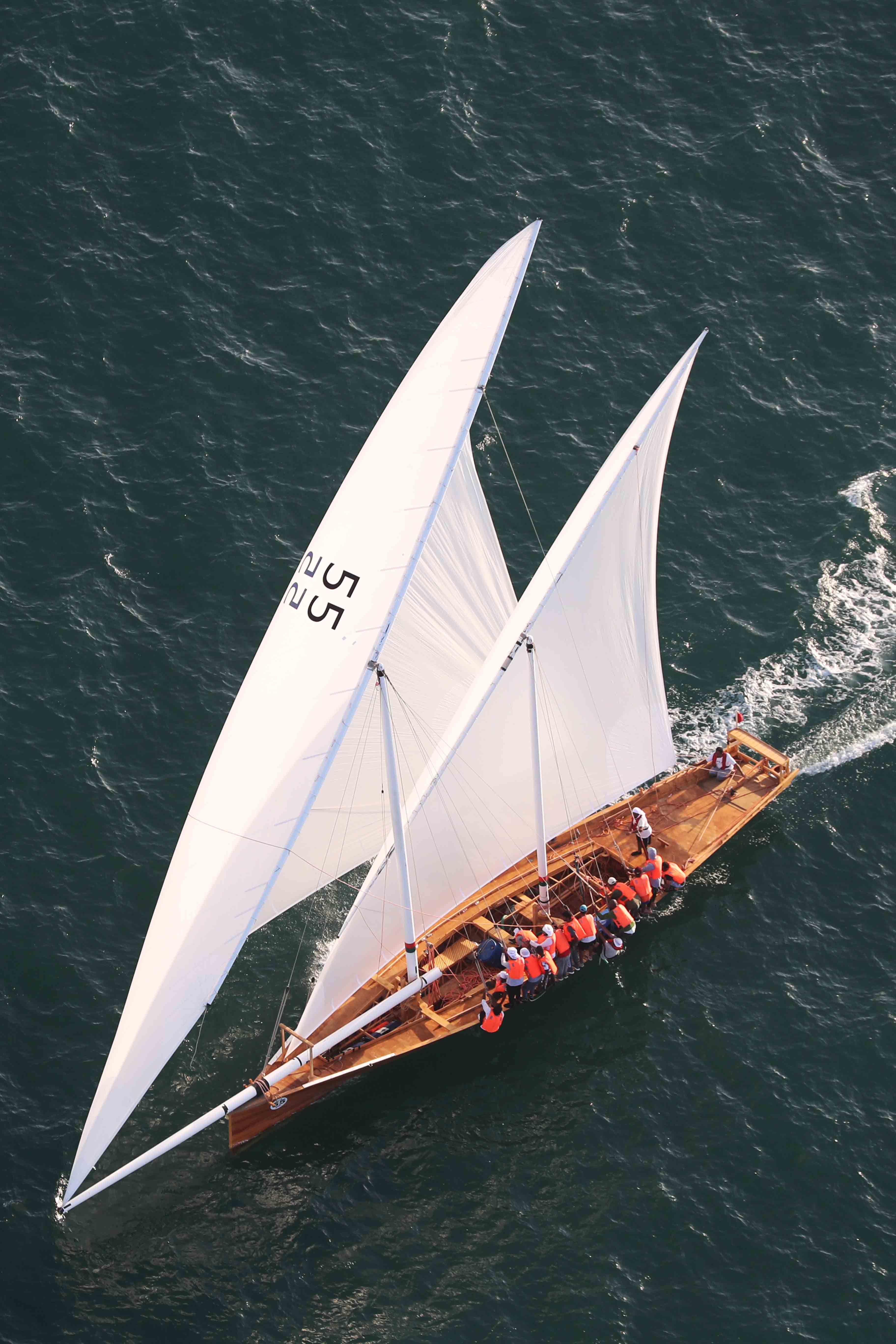 Dhow Sailing Race (60ft) on Dubai Shore Tomorrow