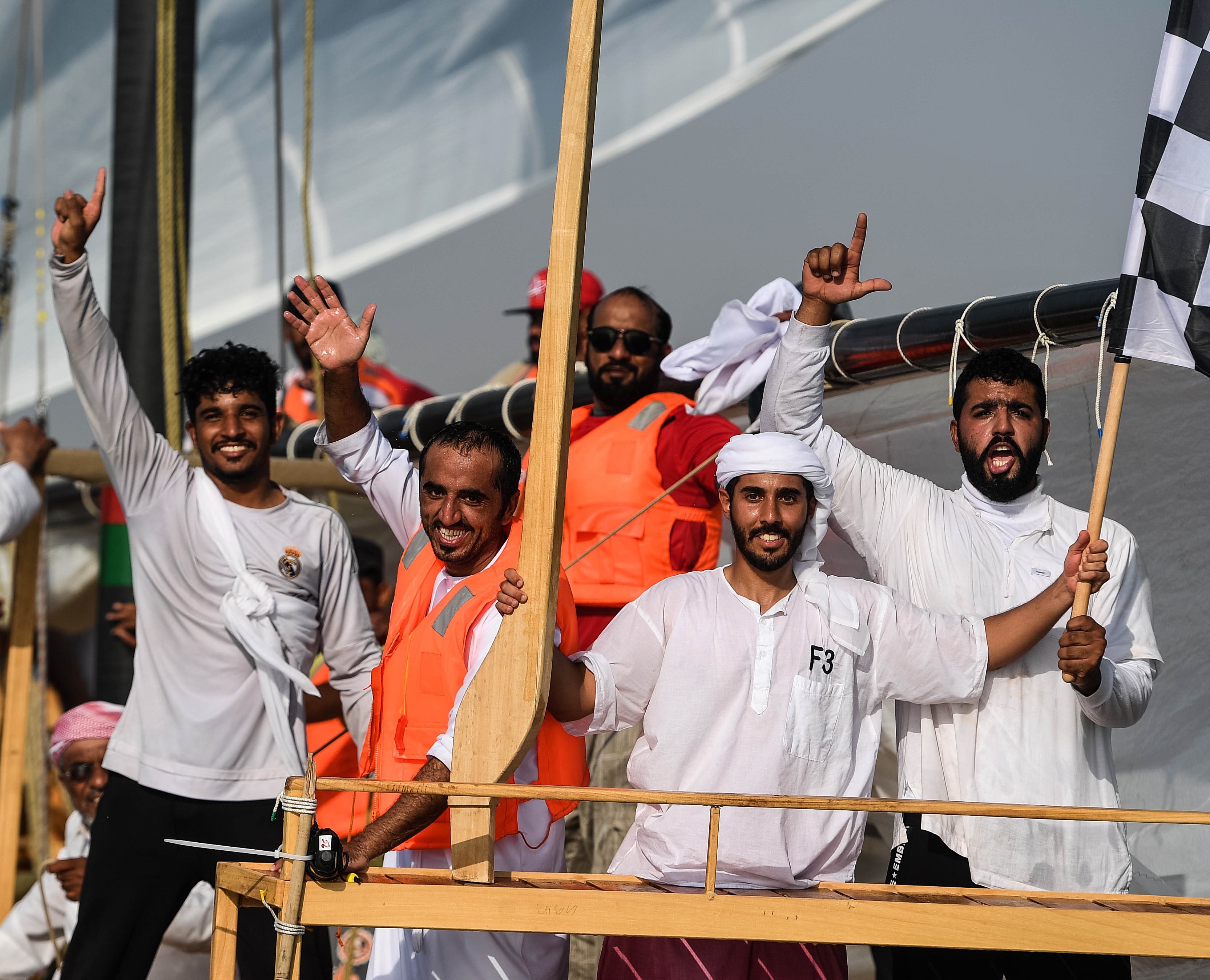 Al Shaqi 96 is the Season Champion for 60ft Dubai Traditional Dhow Sailing Race