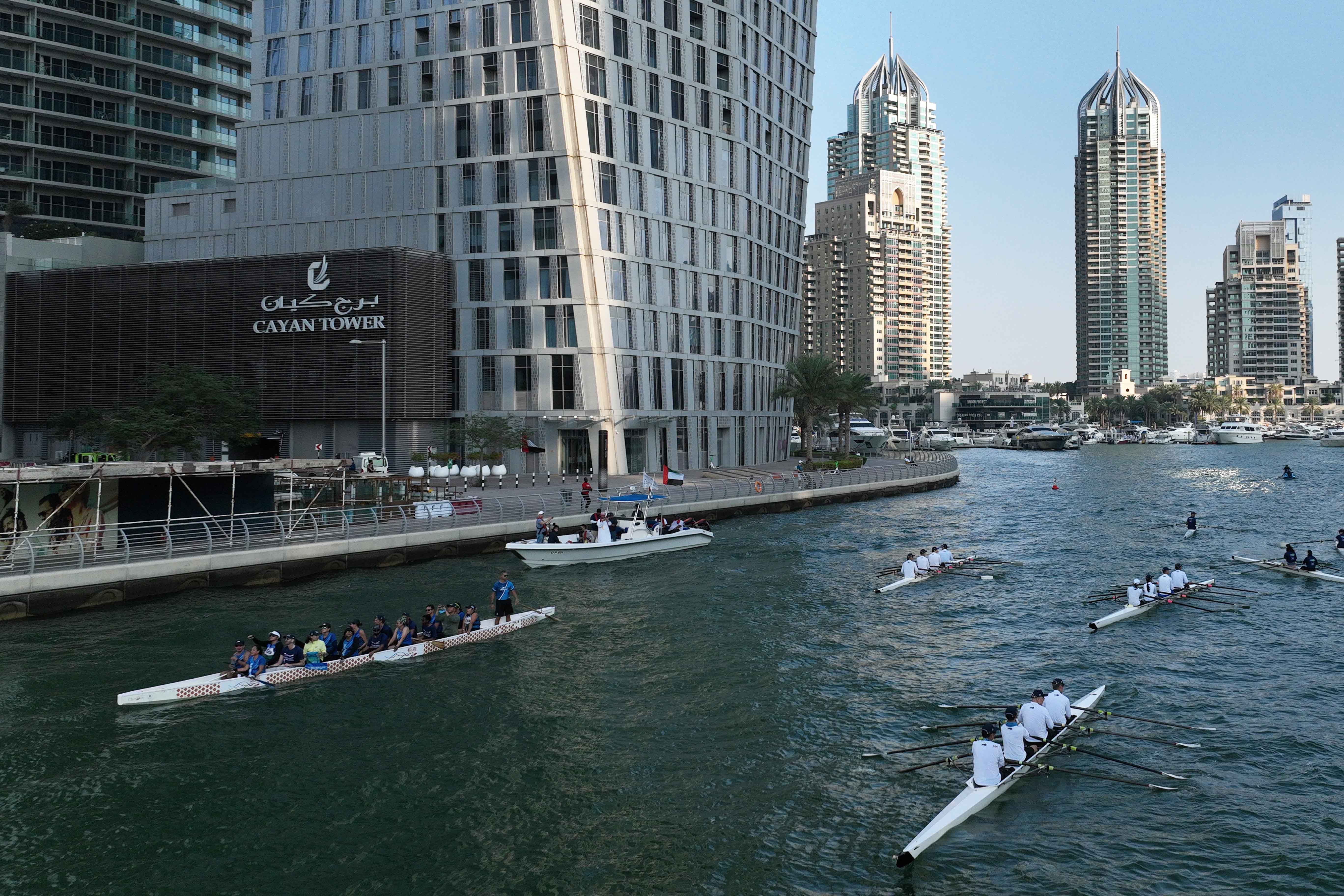 Rowing Boat Parade: "Zero Carbon, Clean Water"