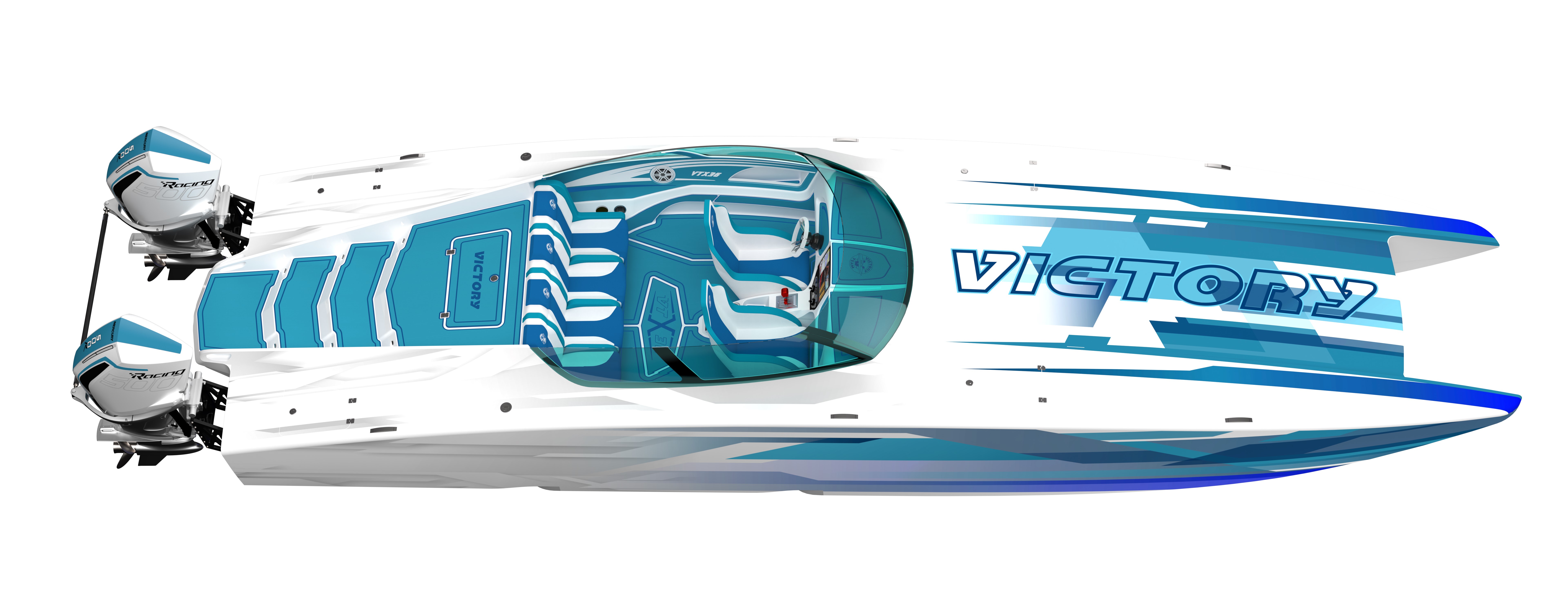 Victory launches the two boats (VT51) and (VTX36)