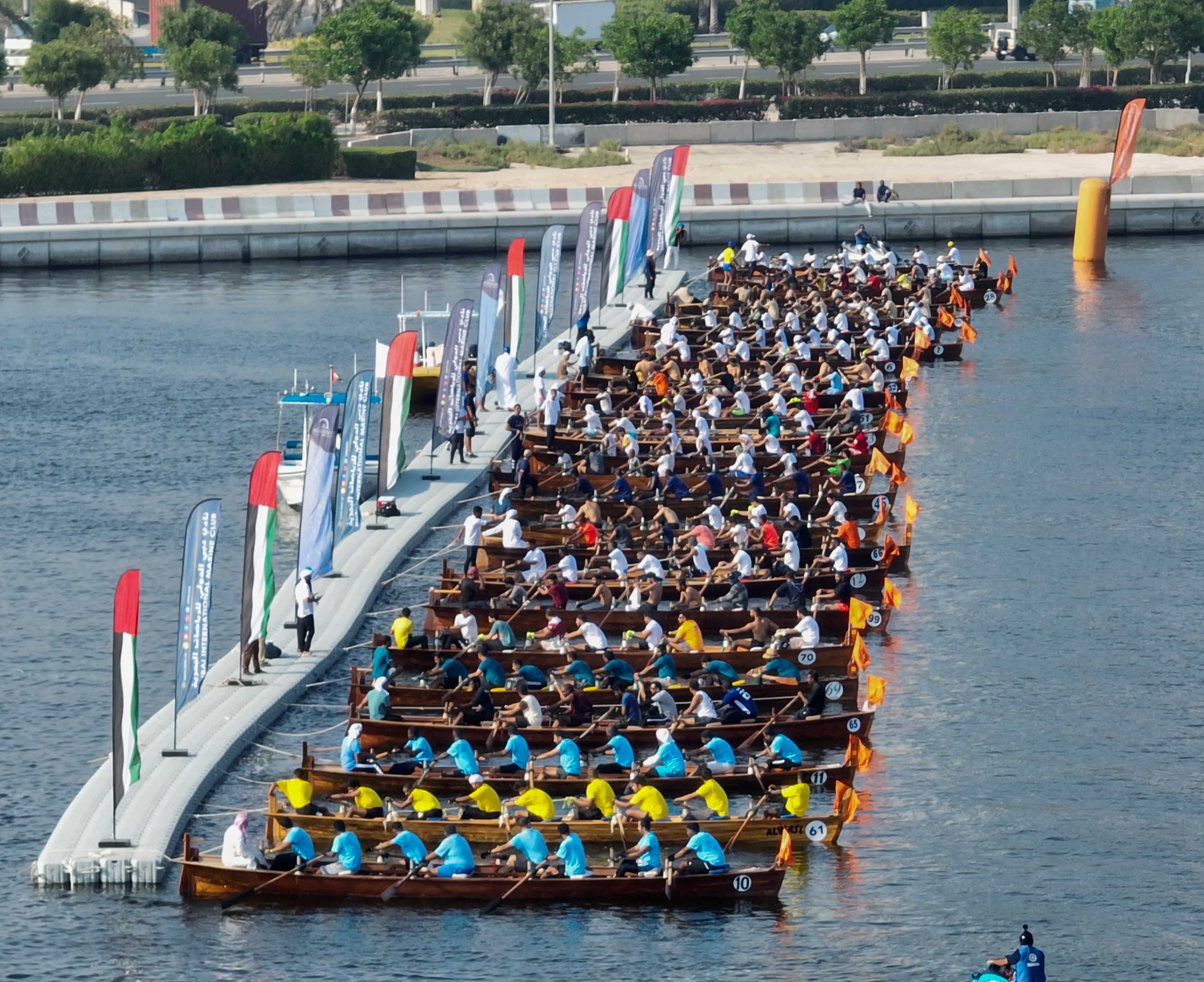 Inaugural Round of Traditional Rowing Race Along the Dubai Water Canal this Saturday