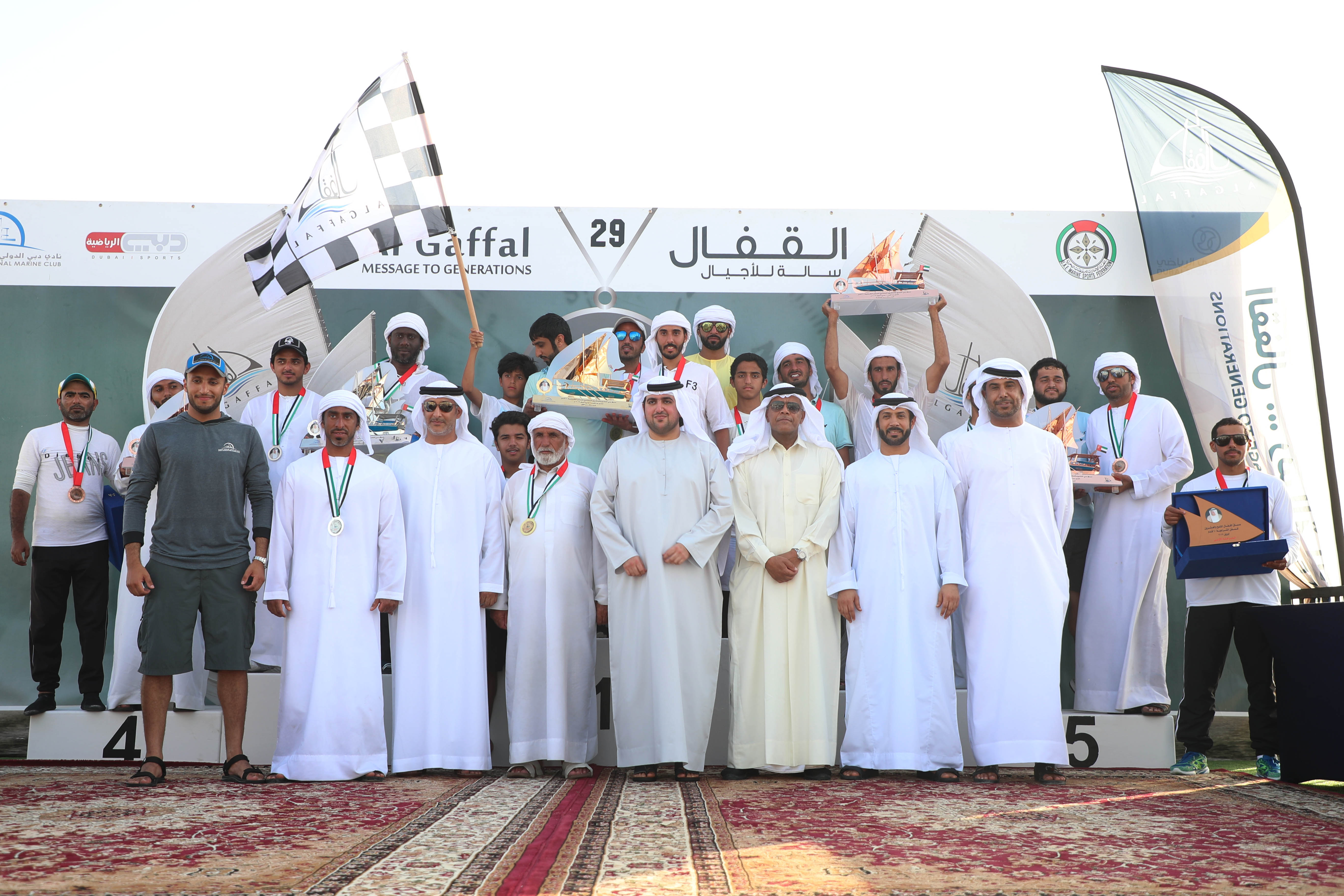 Al Shaqi leads the win for the 29th Al Gaffal Dhow Race
