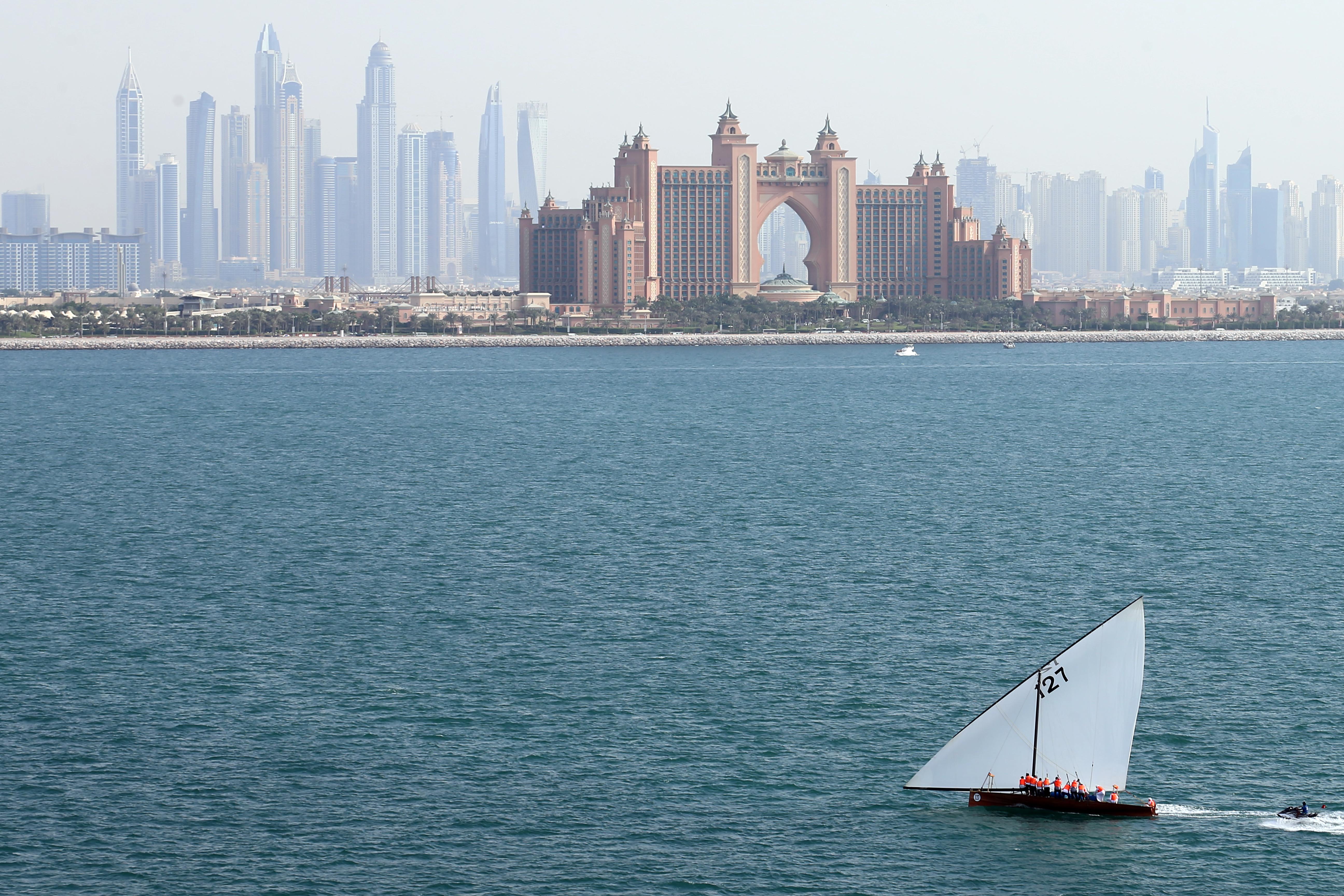 2018-2019 Al Wasf" won the title of 43ft Dubai Traditional Dhow Sailing Championship"